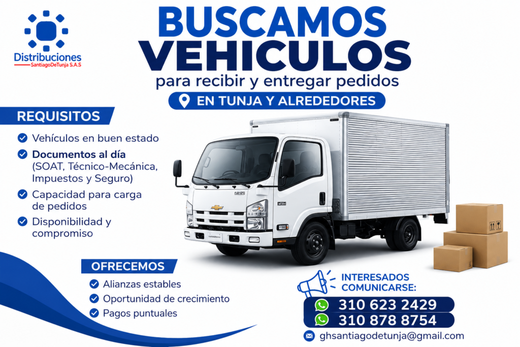 Convocatoria: Buscamos Vehículos