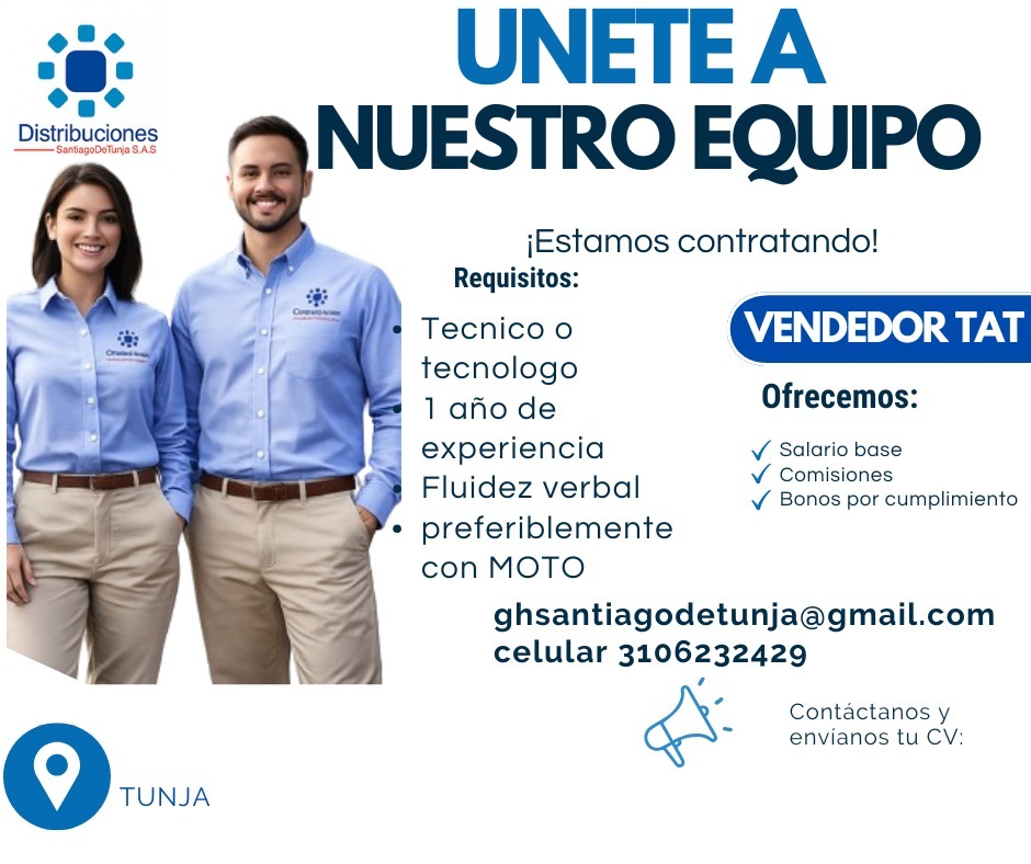 Convocatoria: Vendedor TAT